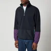 PS Paul Smith Men's Mix Fabric Half Zip Sweatshirt - Dark Navy - Image 1