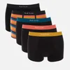 Paul Smith Loungewear Men's 5 Pack Stripe Mix Boxer Shorts - Multi 2 - Image 1