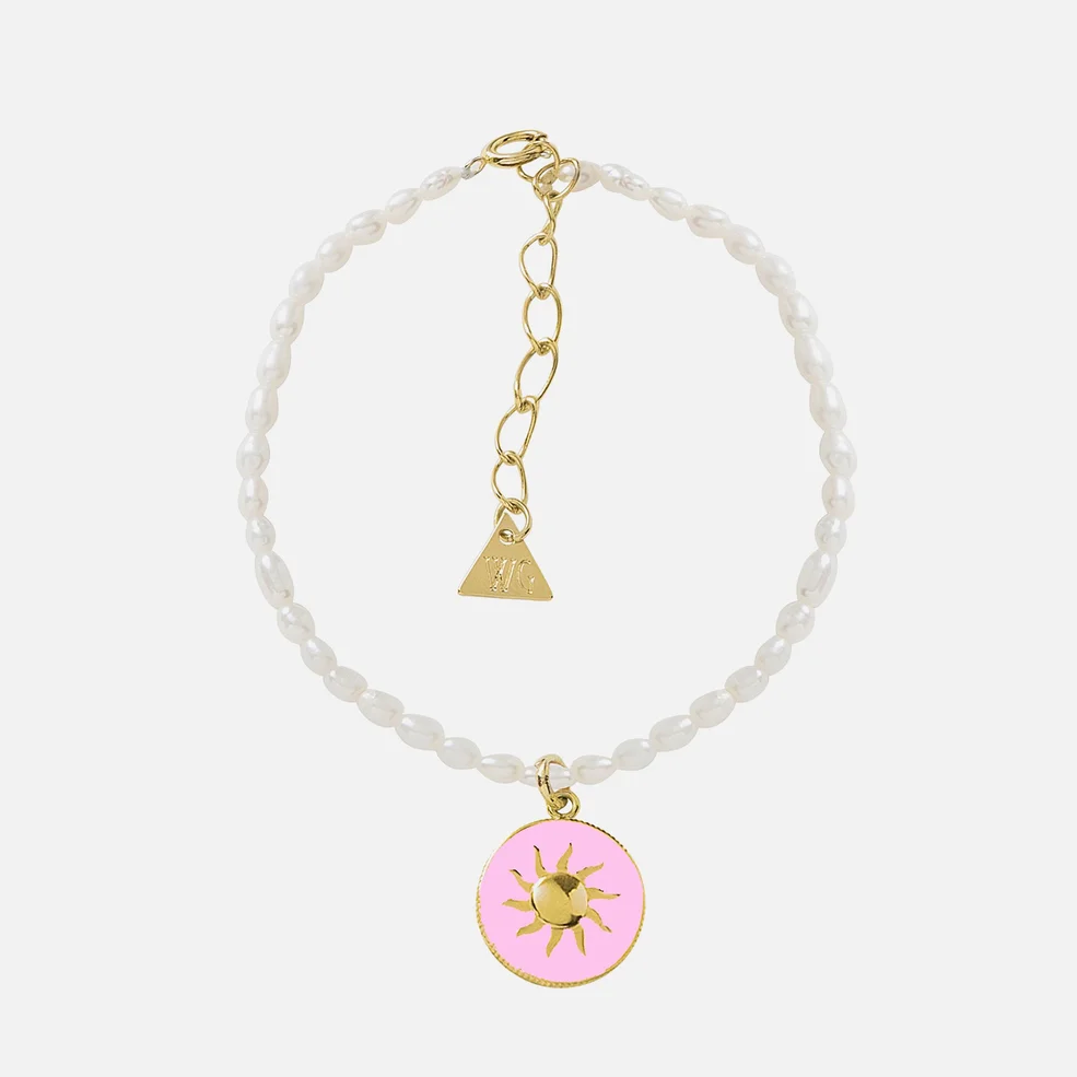 Wilhelmina Garcia Women's Cosmic Love Pearl Bracelet - Pink Image 1