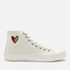Paul Smith Women's Kibby Hi-Top Trainers - Off White Heart - Image 1