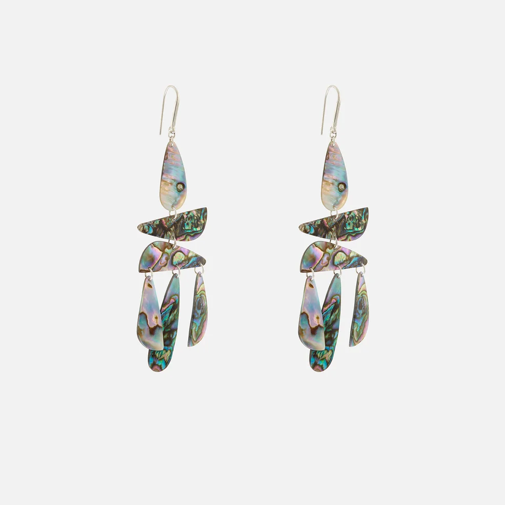 Isabel Marant Women's Wild Fly Shell Earrings - Multicolor/Silver Image 1
