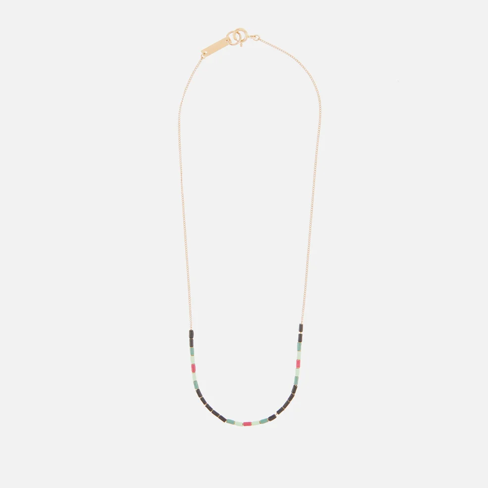 Isabel Marant Women's Collier Bead Necklace - Black Image 1