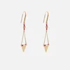 Isabel Marant Women's Rocio Bead Earrings - Fuchsia/Gold - Image 1