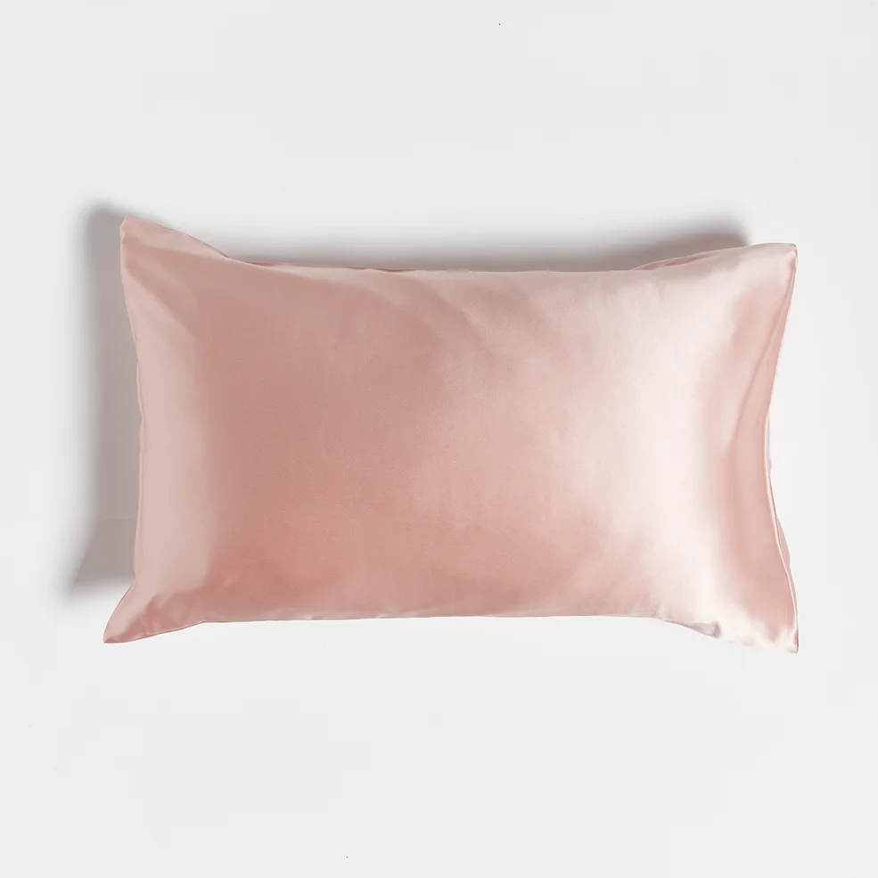 ïn home 100% Silk Pillowcase - Pink Image 1