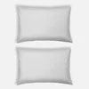 ïn home 200 Thread Count 100% Organic Cotton Pillowcase Pair - Light Grey - Image 1