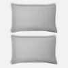 ïn home 200 Thread Count 100% Organic Cotton Pillowcase Pair - Dark Grey - Image 1