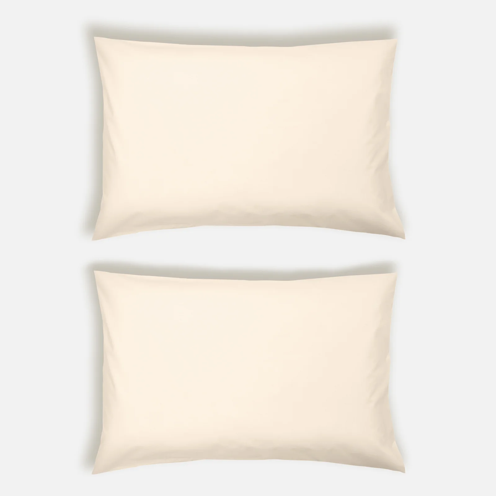 ïn home 200 Thread Count 100% Organic Cotton Pillowcase Pair - Natural Image 1