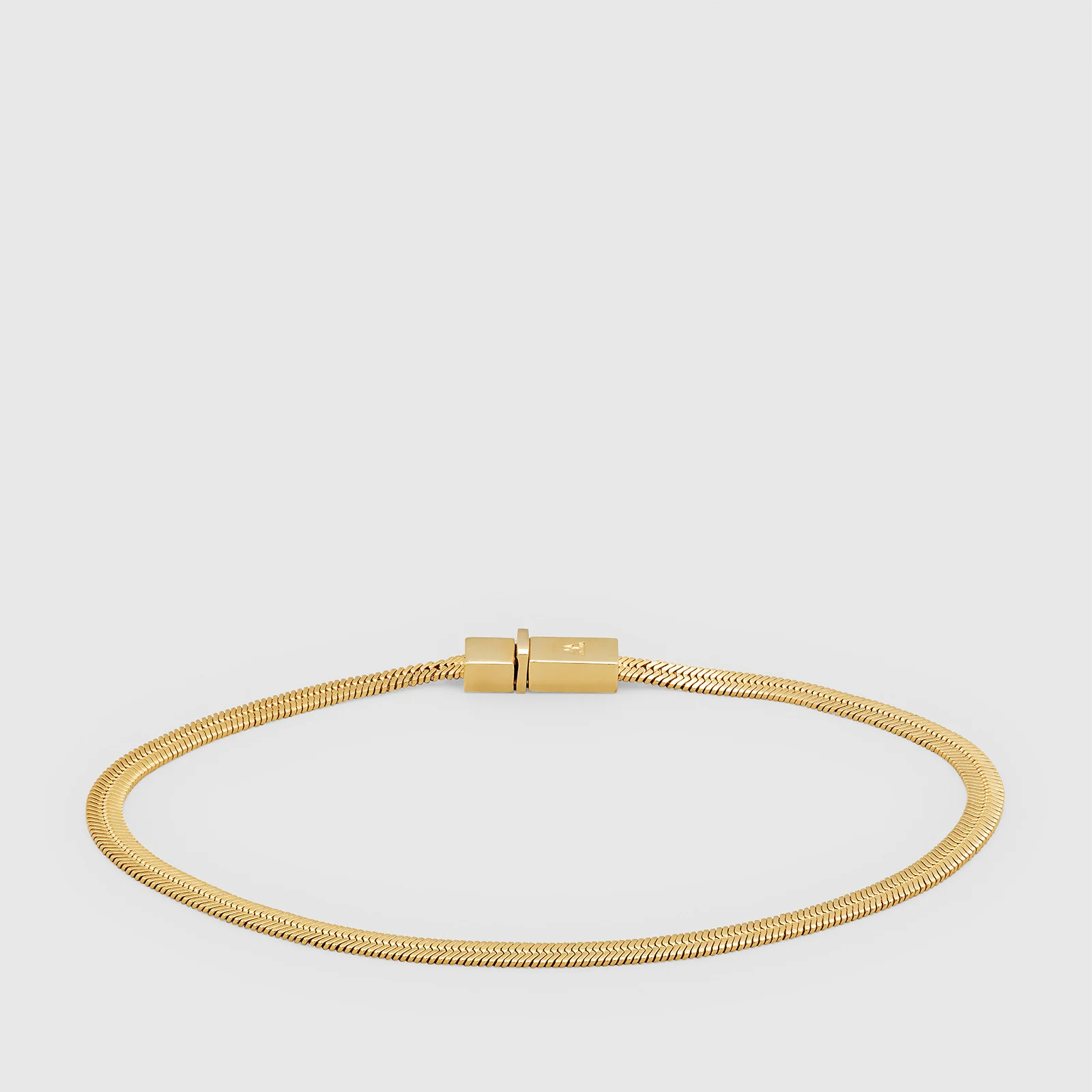 Tom Wood Women's Herringbone Bracelet - Gold Image 1