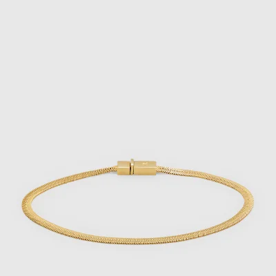 Tom Wood Women's Herringbone Bracelet - Gold
