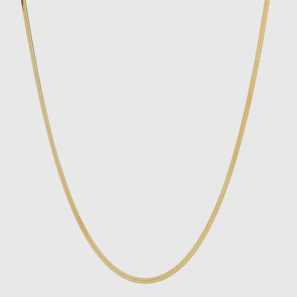 Tom Wood Women's Herringbone Chain - Gold Image 1
