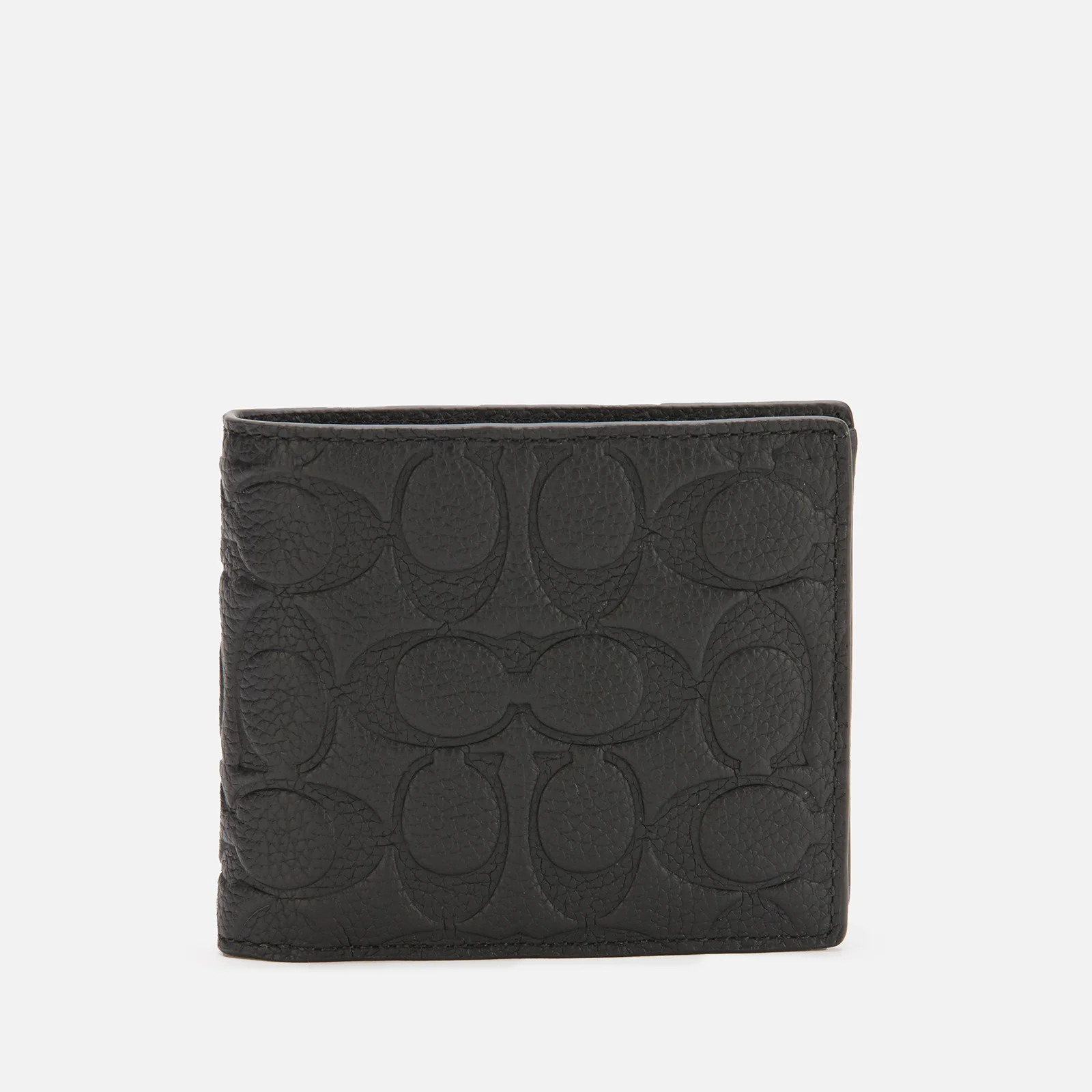Coach Men's Signature Leather 3-1 Wallet - Black Image 1