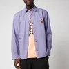 KENZO Men's Snap Overshirt - Deep Violet - Image 1