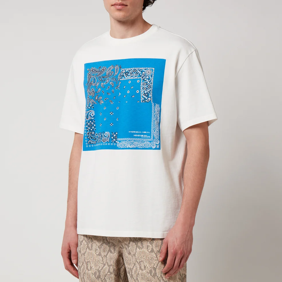 KENZO Men's Seasonal Graphic Relaxed T-Shirt - White Image 1