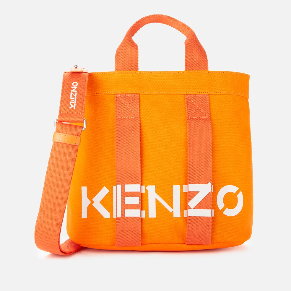 KENZO Women's Kaba Small Tote Bag - Deep Orange Image 1