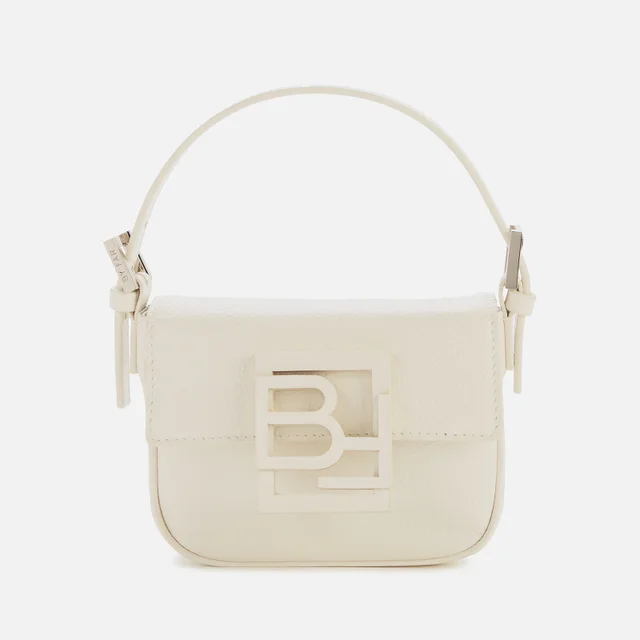 BY FAR Women's Alfie Gloss Grained Leather Bag - White
