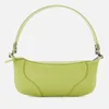 BY FAR Women's Mini Amira Flat Grain Leather Bag - Lime Green - Image 1