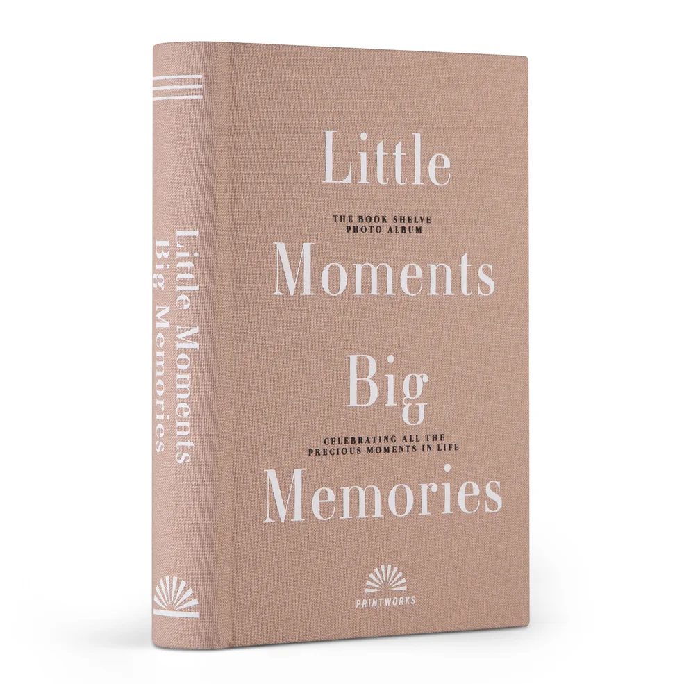 Printworks Bookshelf Photo Album - Little Moments Big Memories Image 1