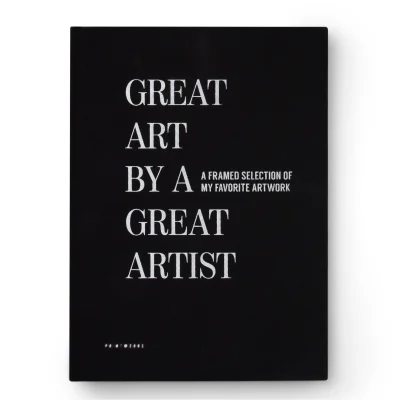 Printworks Great Art Frame Book - Black