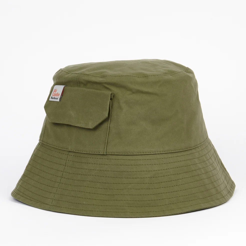 Barbour Heritage X Ally Capellino Men's Sweep Sports Hat - Army Green Image 1