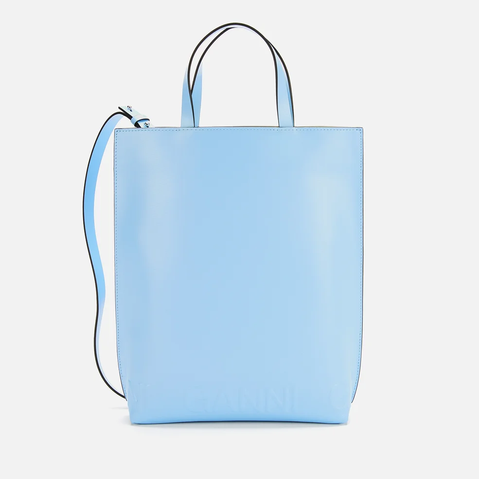 Ganni Women's Tote Bag - Placid Blue Image 1