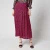 RIXO Women's Nancy Skirt - Checkerboard Fuchsia - Image 1