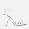 Nicholas Kirkwood Women's 90Mm Lexi Leather Knot Heeled Sandals - White - Image 1