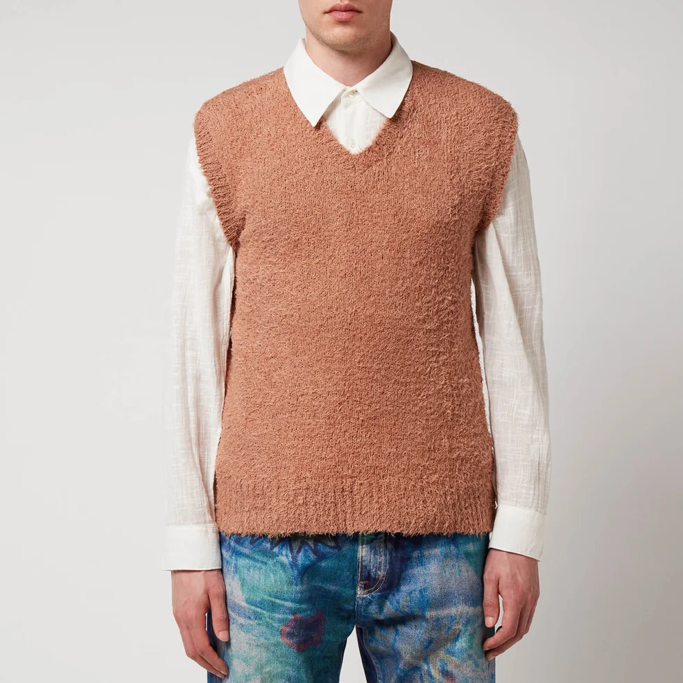 Our Legacy Men's Knitted Vest - Caramel Cloudy Cotton Image 1