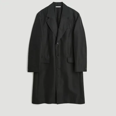 Our Legacy Men's Dolphin Coat - Black Recycled Poly