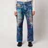 Our Legacy Men's Third Cut Jeans - Digital Chalk Flower Denim - Image 1