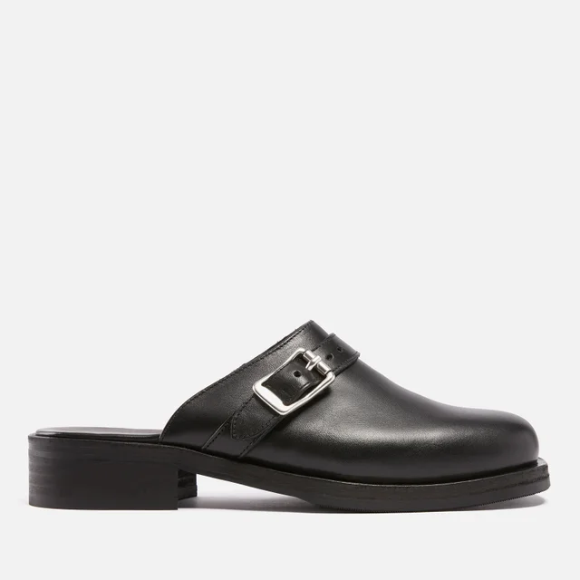 Our Legacy Men's Camion Mules - Black Leather