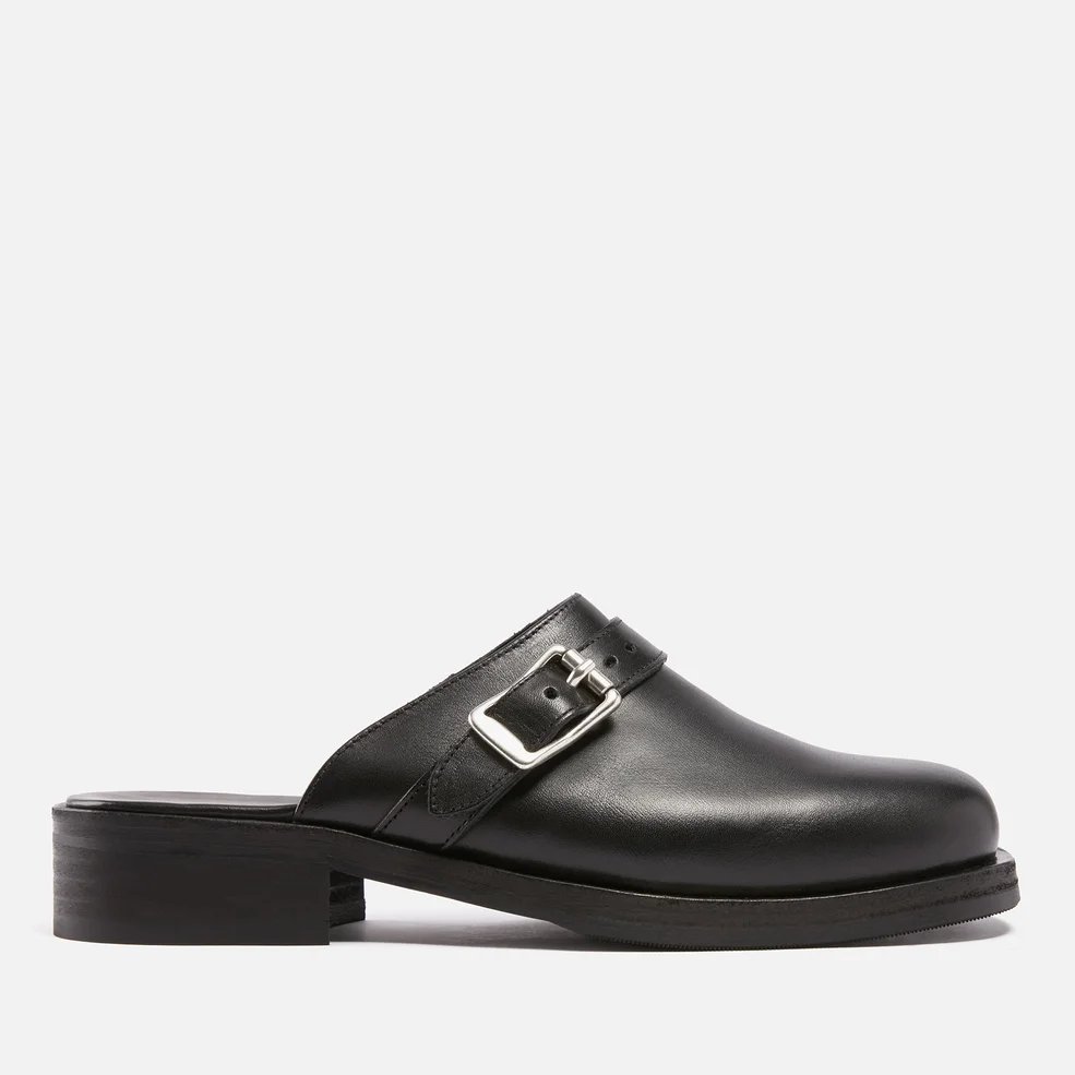 Our Legacy Men's Camion Mules - Black Leather Image 1