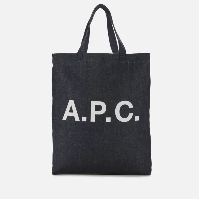 A.P.C. Men's Lou Tote Bag - Indigo