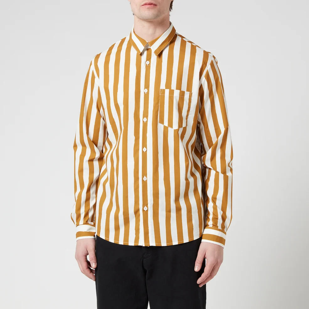 A.P.C. Men's Matthieu Shirt - Mustard Image 1