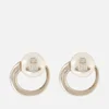 Vivienne Westwood Women's Carola Earrings - Platinum/Pearl - Image 1