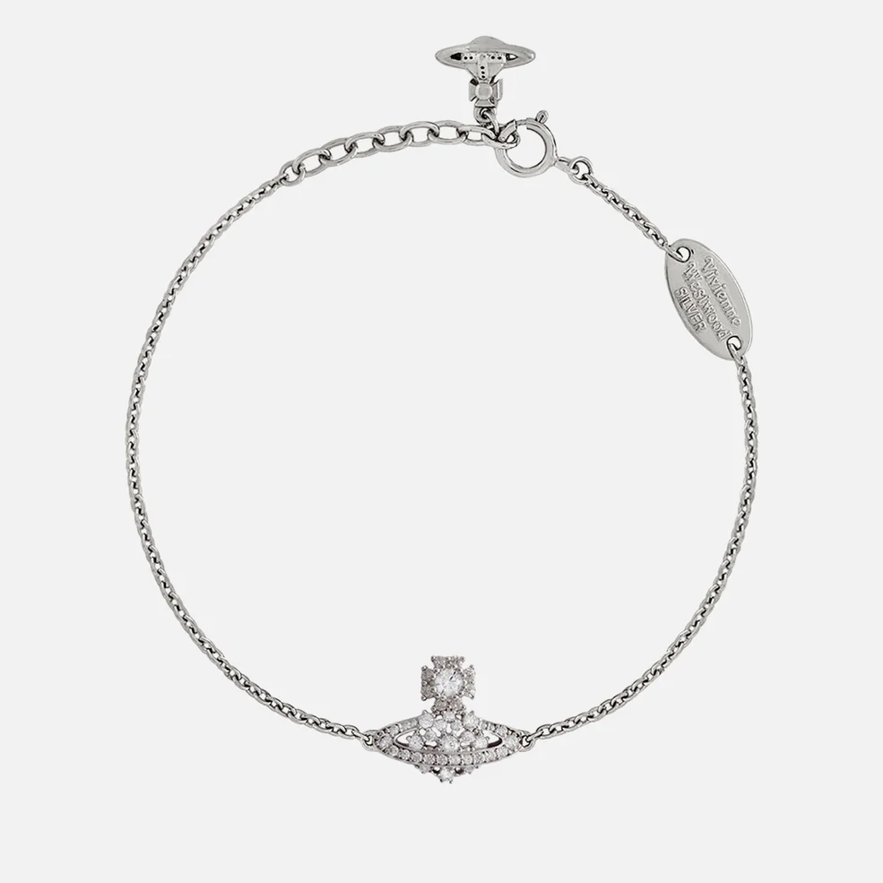 Vivienne Westwood Women's Narcissa Silver Bracelet - Platinum/White Image 1