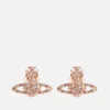 Vivienne Westwood Women's Grace Bas Relief Stud Earrings - Pink Gold Rose - Image 1