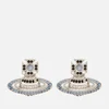 Vivienne Westwood Women's Hermine Bas Relief Earrings - Platinum/White - Image 1