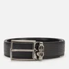 Ferragamo Men's Classic Reversible And Adjustable Gancini Belt - Black - Image 1