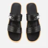 BY FAR Women's Easy Leather Double Strap Sandals - Black - Image 1