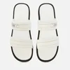 BY FAR Women's Easy Leather Double Strap Sandals - White - Image 1
