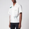 Marni Men's Suarez Print Bowling Shirt - Lily White - Image 1