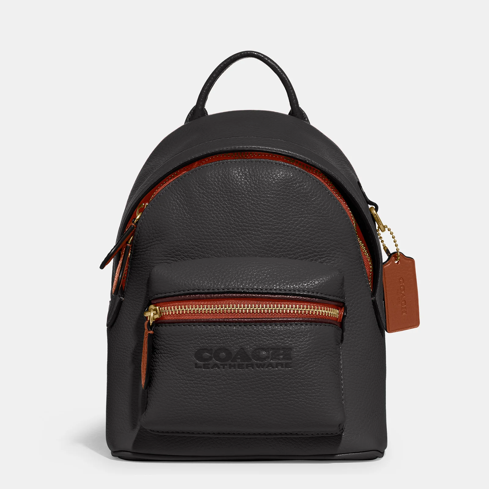 Coach Women's Colorblock Leather Charter Backpack - Black multi Image 1