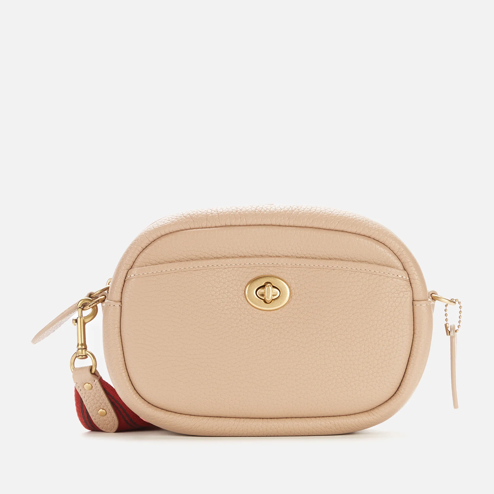 Coach Women's Soft Pebble Leather Camera Bag - Taupe Image 1