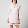 Ganni Women's Cotton Seersucker Pyjama Shirt - Cherry Blossom - Image 1