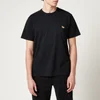 Maison Kitsuné Men's Profile Fox Patch Pocket T-Shirt - Black - Image 1