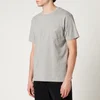 Maison Kitsuné Men's Profile Fox Patch Pocket T-Shirt - Grey Melange - Image 1