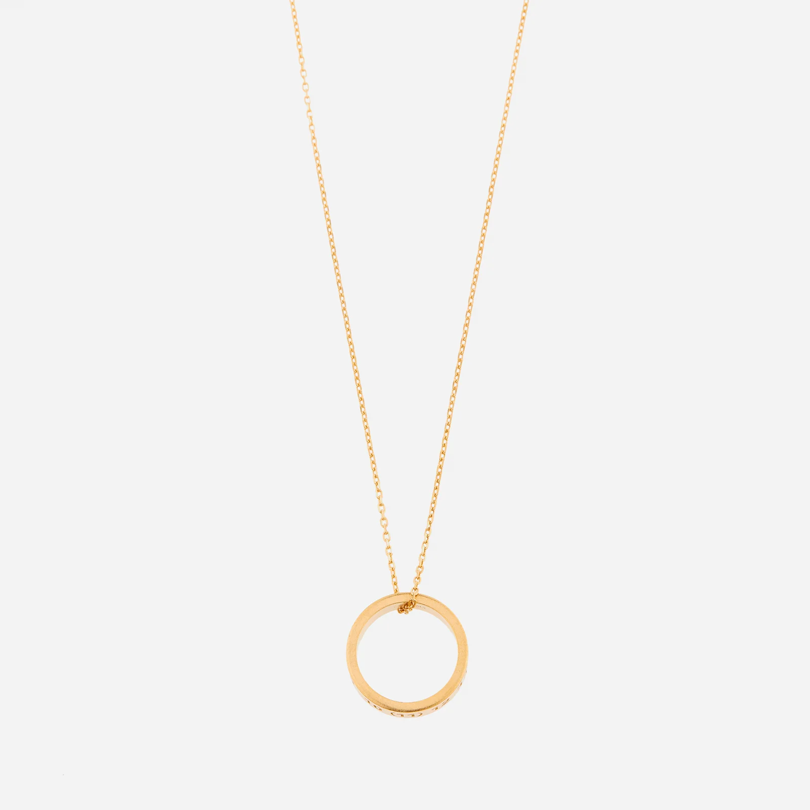 Maison Margiela Men's Ring Necklace - Yellow Gold Plating Image 1