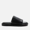Proenza Schouler Women's Pipe Leather Slide Sandals - Black - Image 1