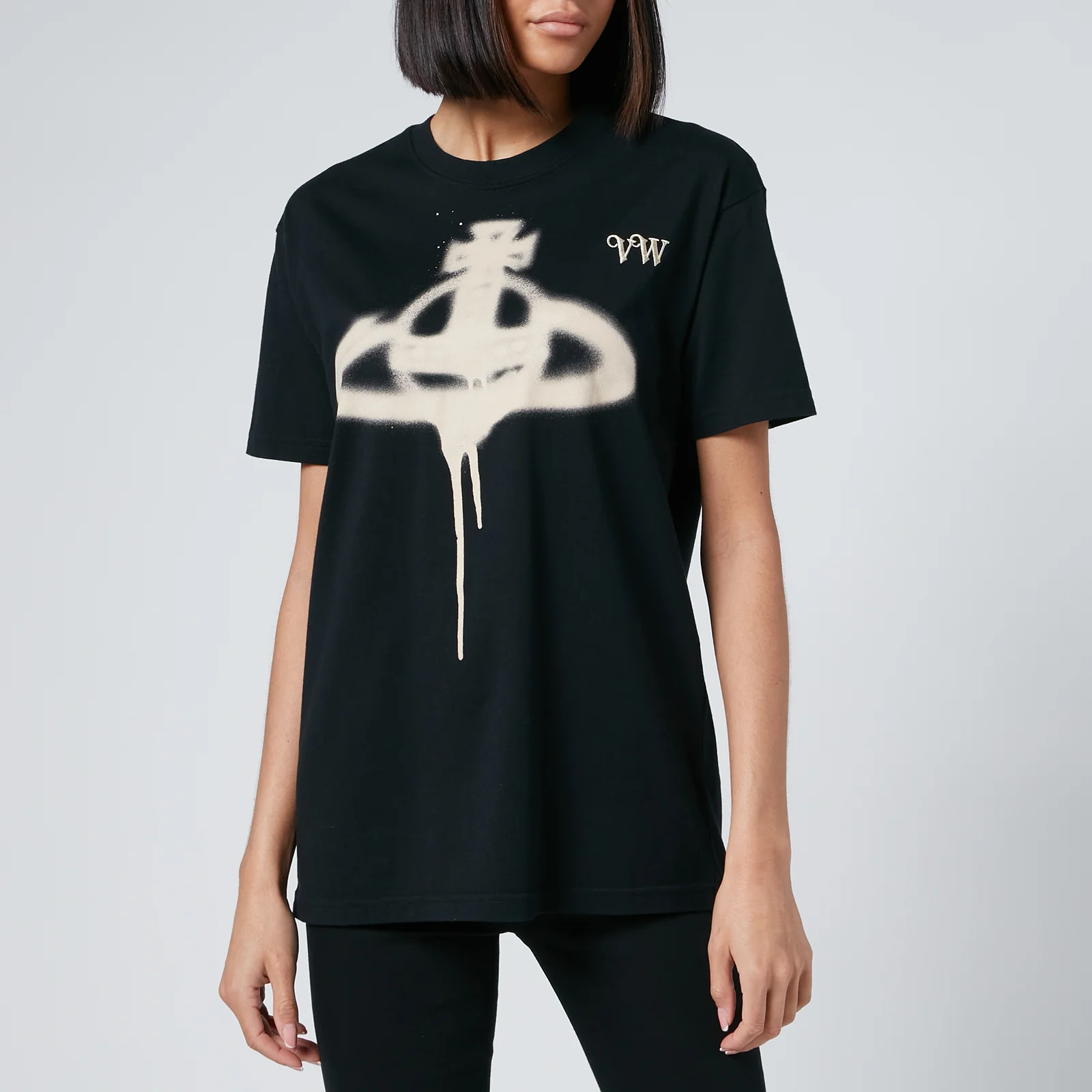 Vivienne Westwood Women's Spray Orb Classic T-Shirt - Black Image 1