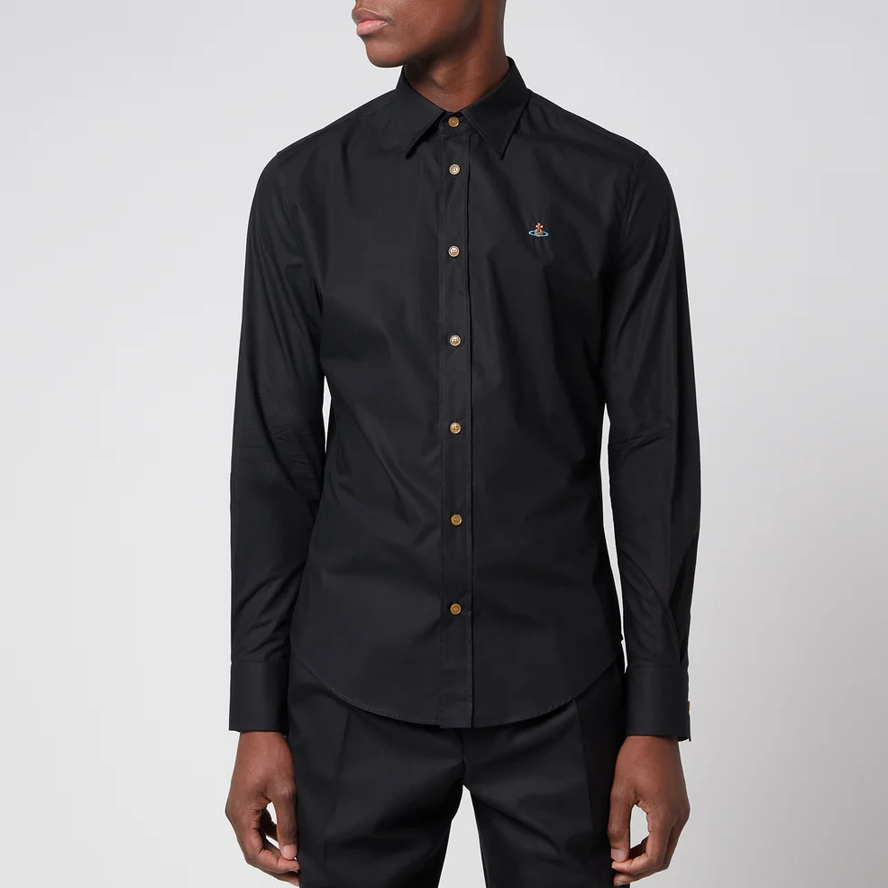 Vivienne Westwood Men's Slim Shirt - Black Image 1